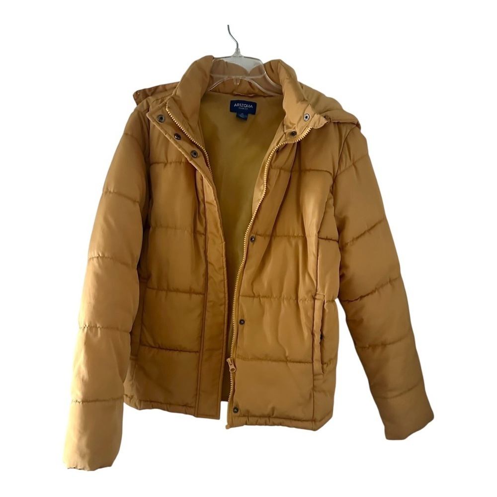 Arizona Jean Co Women’s Yellow Puffer Jacket Size M